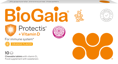BIOGAIA PROTECTIS+VITAMIIN D3 TBL N10