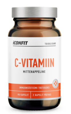 ICONFIT VITAMIIN C KAPSLID MITTEHAPPELINE 800MG N90