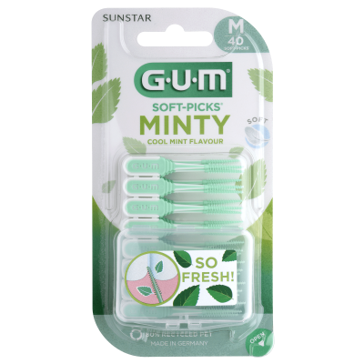 GUM HAMBAVAHEHARJAD SOFT-PICKS COMFORT FLEX MEDIUM MINT N40