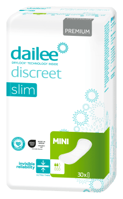 DAILEE DISCREET PREMIUM SIDE SLIM MINI 200ML N30