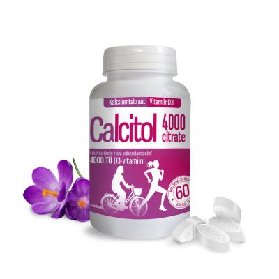 CALCITOL CITRATE KAETUD TBL 400MG/4000IU N60