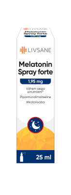 LIVSANE MELATONIIN FORTE SPREI 1,95MG 25ML