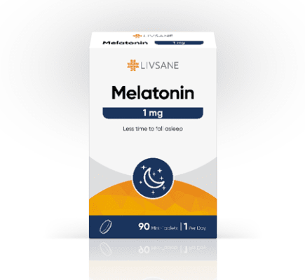 LIVSANE MELATONIIN TBL 1MG N90
