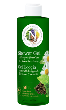NATURAL DUSHIGEEL ROHELISE TEE EKSTRAKTIGA 400ML