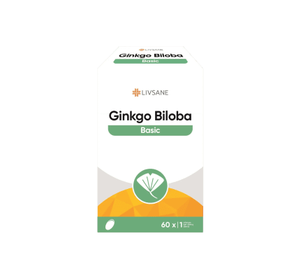 LIVSANE GINKGO BILOBA KAPSLID 60MG N60
