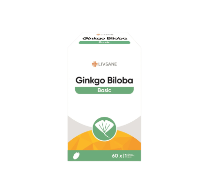 LIVSANE GINKGO BILOBA KAPSLID 60MG N60