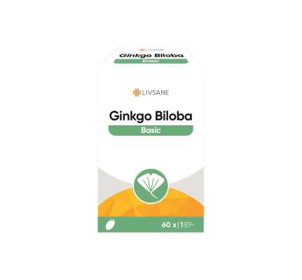 LIVSANE GINKGO BILOBA KAPSLID 60MG N60