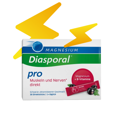 MAGNESIUM DIASPORAL PRO LIHASTELE JA NÄRVIDELE DIREKT PLV N30