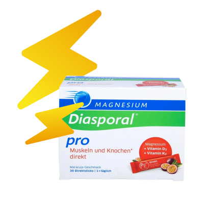 MAGNESIUM DIASPORAL PRO LIHASTELE JA LUUDELE DIREKT PLV N30