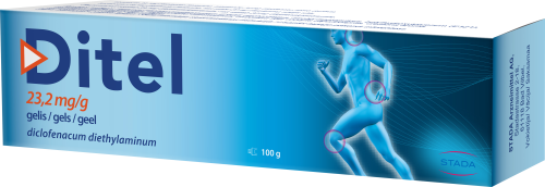 DITEL GEEL 23,2MG/G 100G