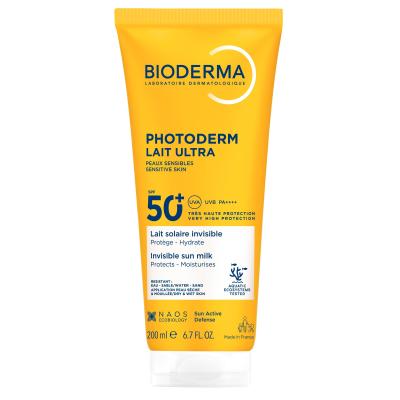 BIODERMA PHOTODERM LAIT ULTRA PÄIKESEKAITSEPIIM SPF50+ 200ML