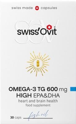 SWISSOVIT OMEGA-3 TG KALAÕLI KAPSLID 600MG N30
