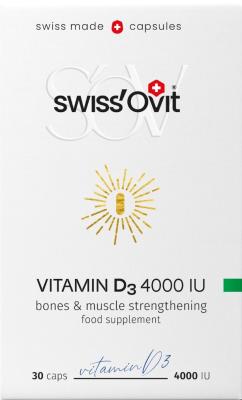 SWISSOVIT VITAMIIN D3 KAPSLID 4000IU N30