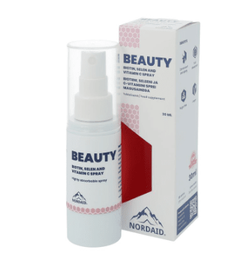 NORDAID BEAUTY BIOTIIN+SELEEN+ C-VITAMIIN SUUKAUD. SPREI 30ML