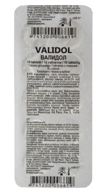 VALIDOL TBL N10