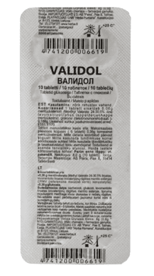 VALIDOL TBL N10