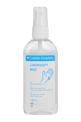 CHEMI-PHARM CHEMISEPT MED KÄTE ANTISEPTIKUM PIHUSTIGA 100ML