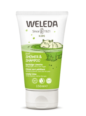 WELEDA LAIMI 2IN1 ŠAMPOON+DUŠIKREEM LASTELE 150ML