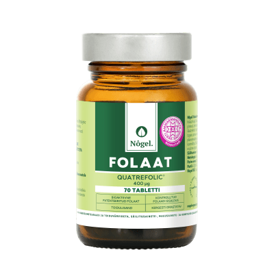 NÕGEL FOLAAT QUATREFOLIC TBL 400MCG N70