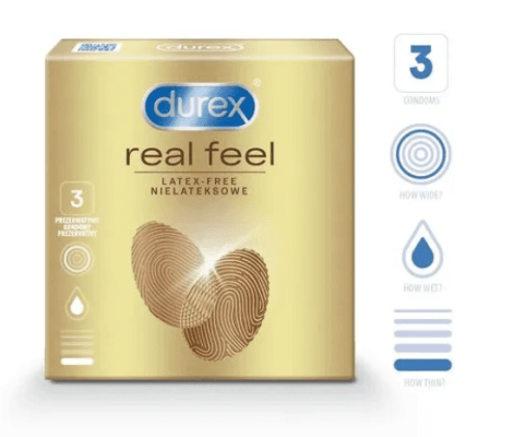 DUREX SENSUAL NO LATEX KONDOOMID 56MM N3