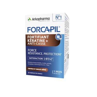 FORCAPIL FORTIFIANT KERATINE+ KAPSLID KAHJ.STATUD JUUSTELE/KÜÜNTELE N60