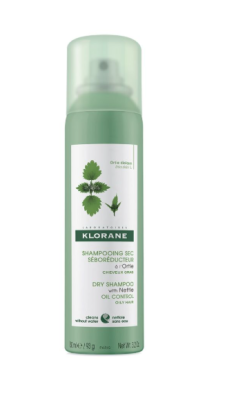 KLORANE KUIVSHAMPOON NÕGESE EKSTRAKTIGA 150ML