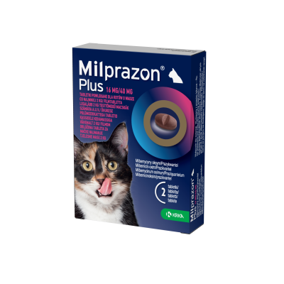MILPRAZON PLUS ÕHUK. POLÜM.KAT. TBL 16MG+40MG N2