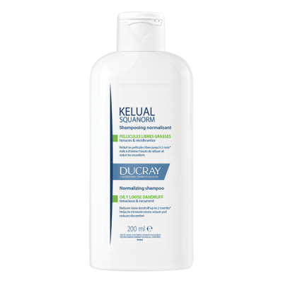 DUCRAY KELUAL SQUANORM SHAMPOON RASUSELE PEANAHALE 200ML