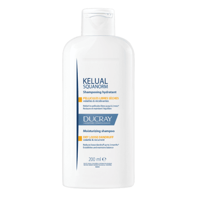 DUCRAY KELUAL SQUANORM SHAMPOON KUIVALE PEANAHALE 200ML