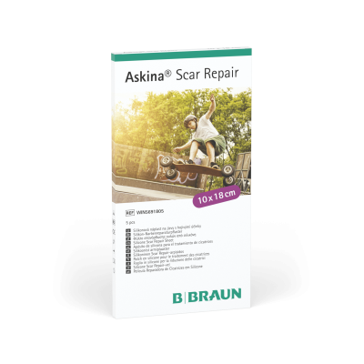 ASKINA SCAR REPAIR SILIKOONPLAASTER 10 X 18CM N5