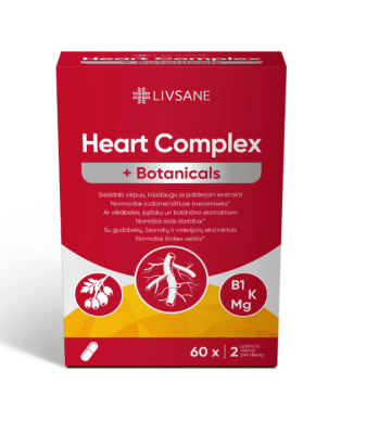 LIVSANE HEART COMPLEX +BOTANICALS KAPSLID N60