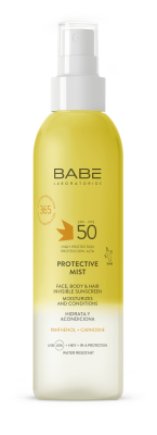 BABE PÄIKESEKAITSESPREI NÄOLE/ JUUSTELE/KEHALE SPF50 150ML