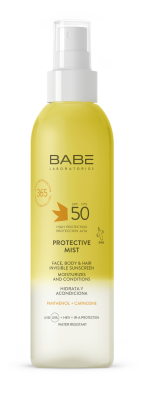 BABE PÄIKESEKAITSESPREI NÄOLE/ JUUSTELE/KEHALE SPF50 150ML