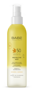 BABE PÄIKESEKAITSESPREI NÄOLE/ JUUSTELE/KEHALE SPF50 150ML