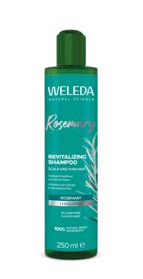 WELEDA ROSMARIINI SHAMPOON TAASELUSTAV 250ML