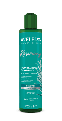 WELEDA ROSMARIINI SHAMPOON TAASELUSTAV 250ML