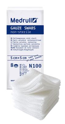 MEDRULL MARLI SALVRÄTID 5X5CM 8-KIHTI MITTESTER. N100