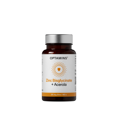 OPTAMINS TSINK BISGLÜTSINAAT +ACEROLA KAPSLID N60