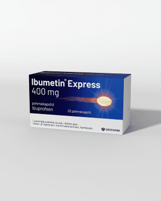IBUMETIN EXPRESS PEHMEKAPS. 400MG N20