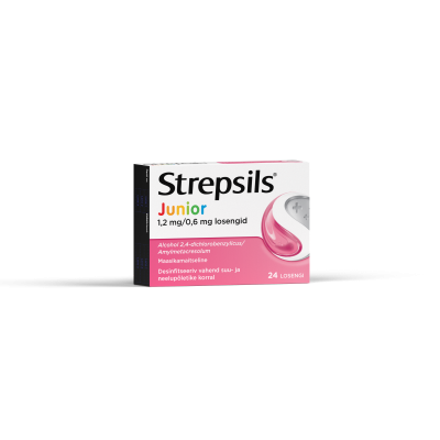 STREPSILS JUNIOR LOSENG 0.6MG+1.2MG N24