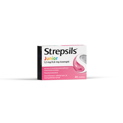 STREPSILS JUNIOR LOSENG 0.6MG+1.2MG N24