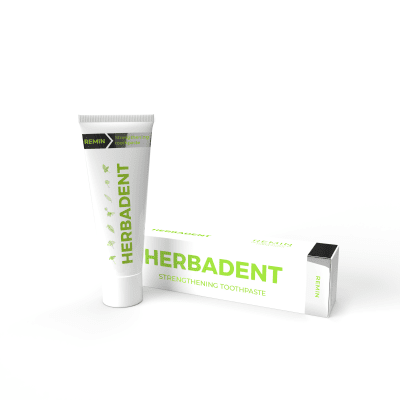 HERBADENT HAMBAPASTA REMIN REMINERALISEERIV 75G