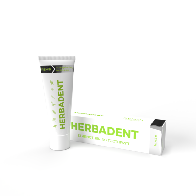 HERBADENT HAMBAPASTA REMIN REMINERALISEERIV 75G