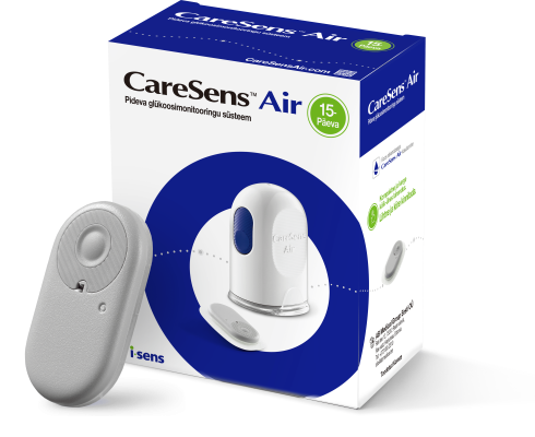 CARESENS AIR PIDEV GLÜKOOSISISALDUSE SEIRESÜSTEEM N1