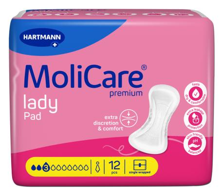 MOLICARE PAD LADY SIDE 3 TILKA 506ML N12