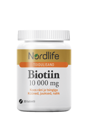 NORDLIFE BIOTIIN 10000MG TBL N30