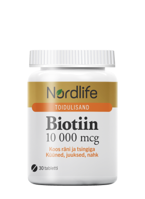NORDLIFE BIOTIIN 10000 TBL N30