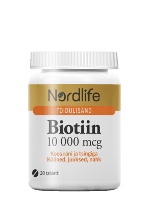 NORDLIFE BIOTIIN 10000 TBL N30