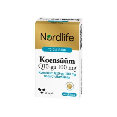 NORDLIFE KOENSÜÜM Q10 KAPSLID 100MG N30