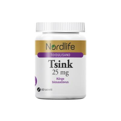 NORDLIFE TSINK TBL 25MG N60
